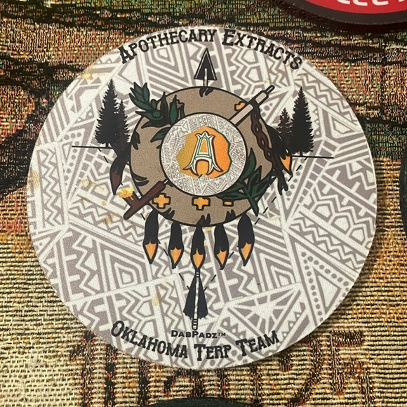 Lot of 11 APOTHECARY EXTRACTS 5” Coasters OKC Terps Ambrosia Alley Neoprene - Picture 7 of 9